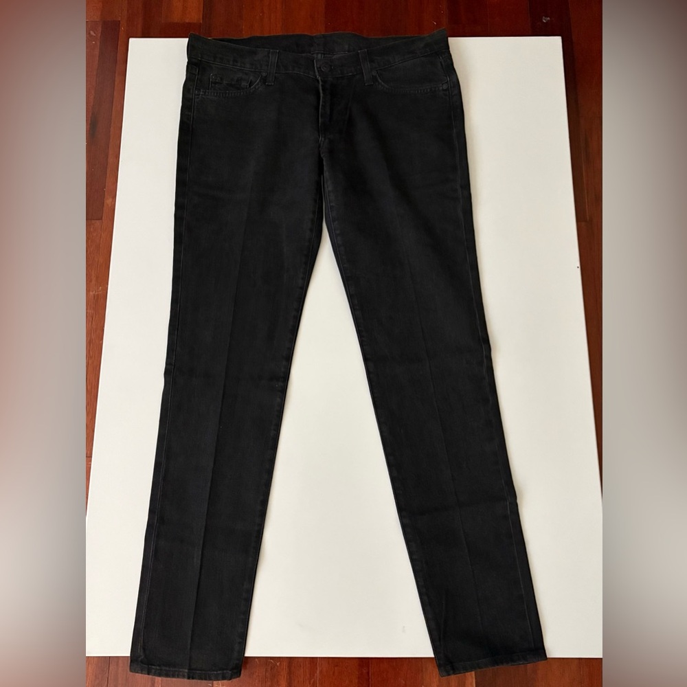 7 For All Mankind Black Denim Jeans